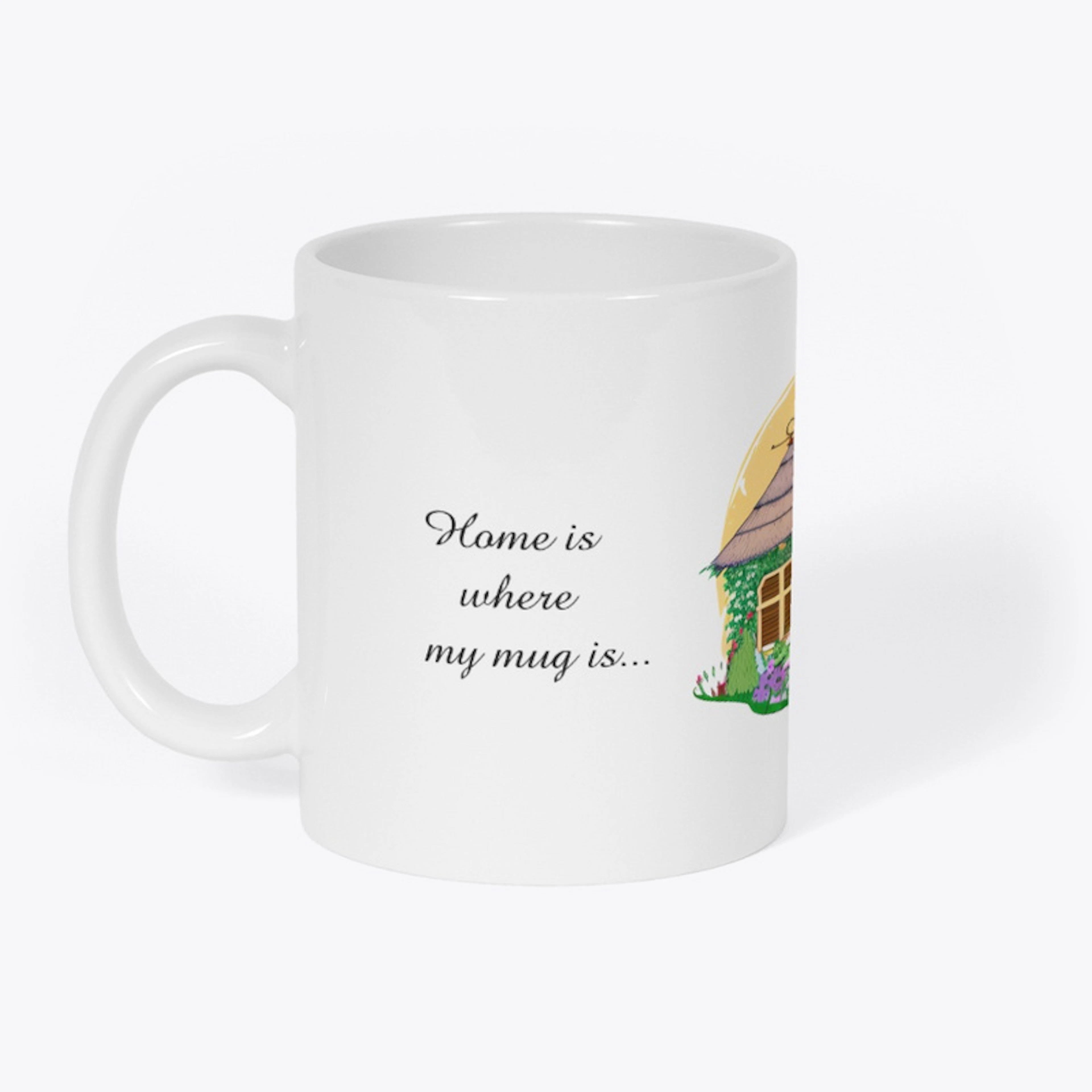 Coffee mug, cute cottage, set 1 #3